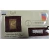 Image 1 : SCIENCE AND INDUSTRY 22 KARAT GOLD SHIELD STAMP