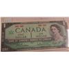 Image 1 : 1967 UNCIRCULATED CANADA CENTENNIAL NO SERIAL NUMBER DOLLAR BILL