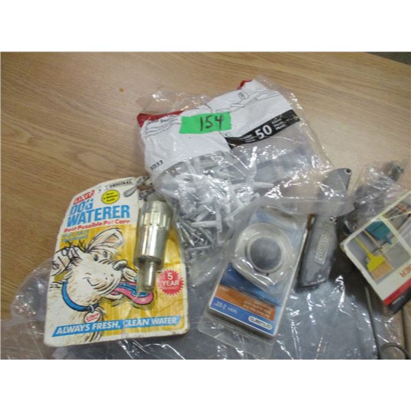 FLAT C/W ASSORTED HOOKS & HARDWARE