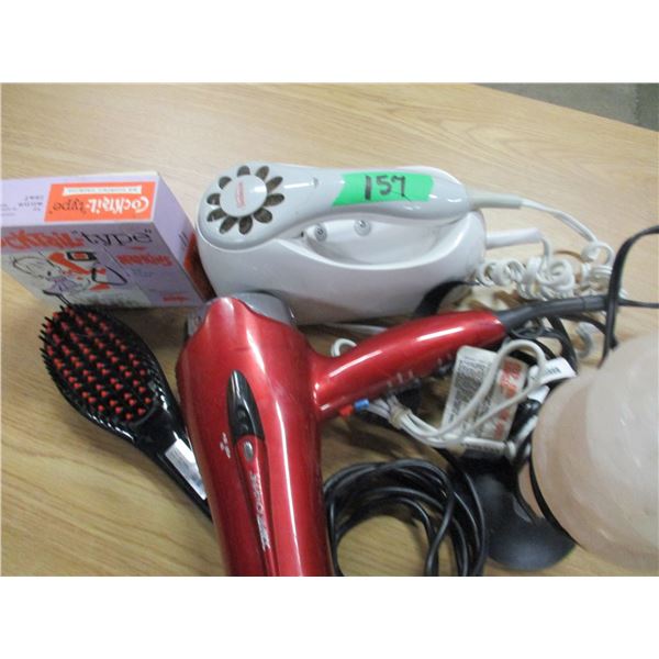 FLAT C/W HAIR PRODUCT, CANDLE HOLDER, ETC