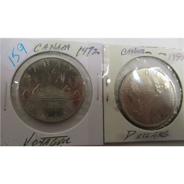 1972 - 1982 CANADA VOYAGER DOLLARS