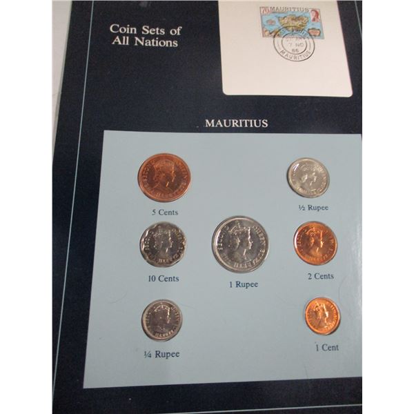 MAURITIUS PROOF WORLD COIN SET