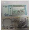 Image 1 : SET OF 2 WORLD CURRANCY BANK NOTES