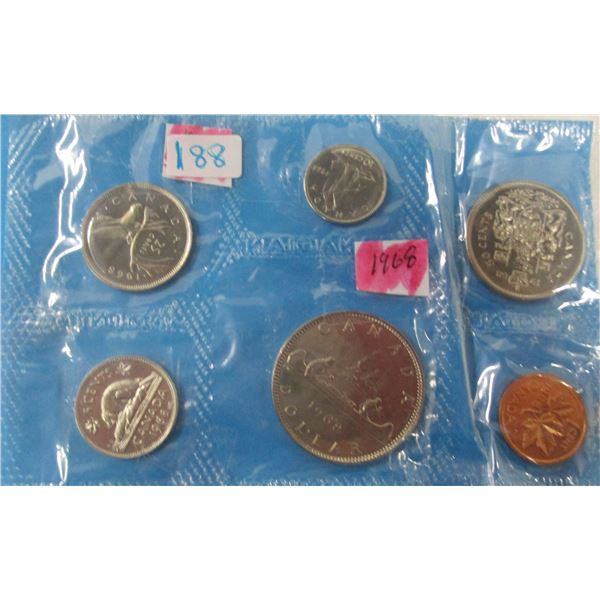 1968 PROOF CANADA MINT SEALED COIN SET