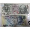 Image 1 : BANK OF GHANA & BANK OF MEXICO CURRANCY BANK NOTES