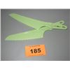Image 2 : NEW:  KURAIDORI GREEN PLASTIC KNIVES (2)