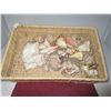 Image 1 : BASKET C/W ASSORTED SEA SHELLS