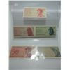 Image 1 : STOCK SHEET 1964 BANK INDONESIA BANK NOTES (5)