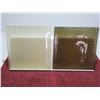 Image 1 : 2 GLASS CANDLE TRAYS (5" X 5")