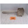 Image 2 : ESTATE/COLLECTABLE:  WOOD MALLET (APPROX. 15" X 5")
