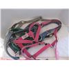 Image 1 : 4 HORSE HALTERS (WESTERN RAW HIDE)