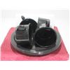 Image 3 : 8 PIECE ENAMEL CAMPING DISH SET