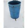 Image 1 : ESTATE:  BLUE PLASTIC BARREL C/W TAP