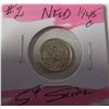 Image 1 : EDMONTON:  1945C NEWFOUNDLAND SILVER FIVE CENT