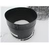 Image 1 : ESTATE:  PLASTIC HALF BARREL (APPROX. 23" H X 20" D) (BLACK)