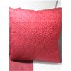 Image 2 : 2 BURGUNDY THROW CUSHIONS