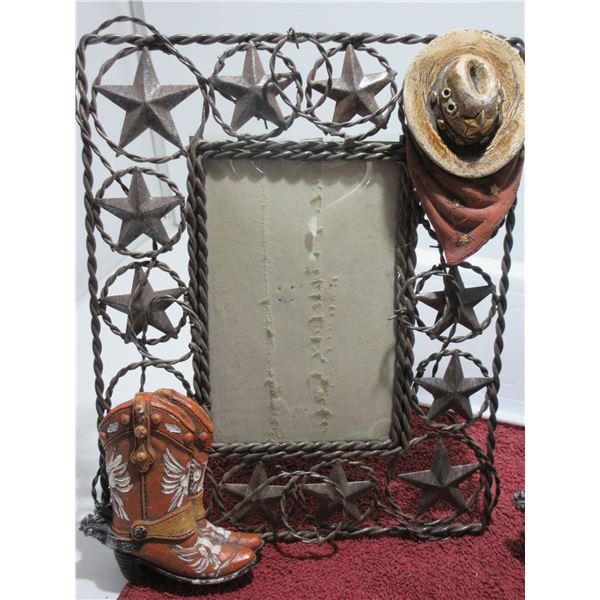 2 - WESTERN MOMENTS PICTURE FRAMES