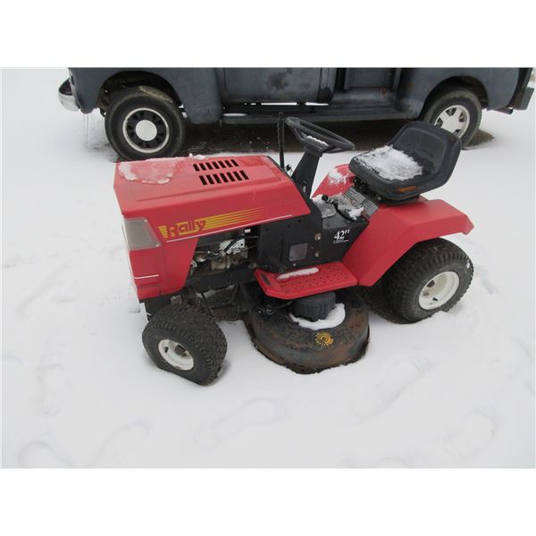 RALLY 42" RIDING MOWER (AS IS)