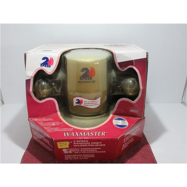 ESTATE/NEW:  WAXMASTER 2 SPEED RANDOM ORBIT WAXER/POLISHER IN ORIGINAL BOX