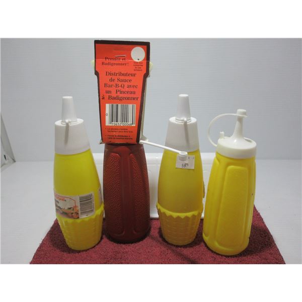 ESTATE/NEW:  4 SQUEEZE BOTTLES