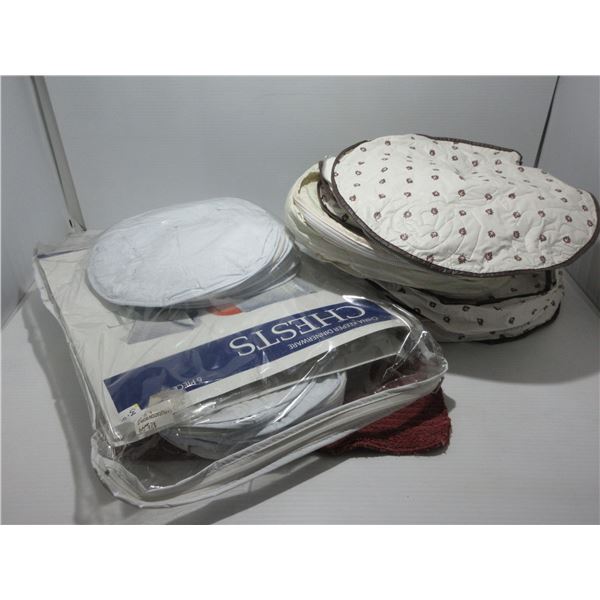 ESTATE:  APPROX. 10 ASSORTED CHINA STORAGE BAGS