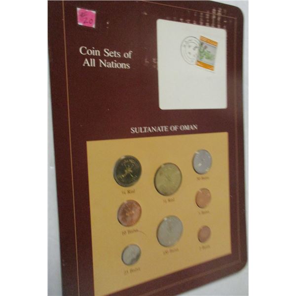 EDMONTON:  OMAN MINT WORLD COIN SET