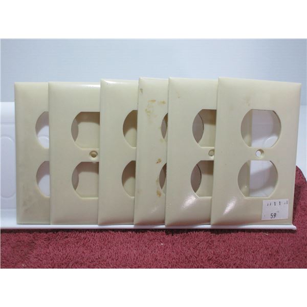 ESTATE:  6 ELECTRICAL OUTLET PLATE COVERS