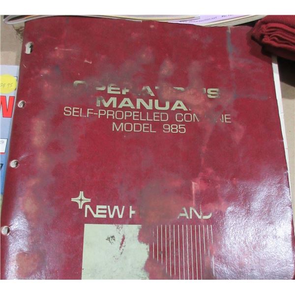 COLLECTIBLE:  SELF PROPELLED COMBINE MODEL 985 MANUAL