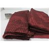 Image 1 : 2 BURGUNDY TEXTURED VALENCES
