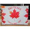 Image 1 : NEW:  150 YEAR CANADA PICTURE (APPROX. 27" X 19")