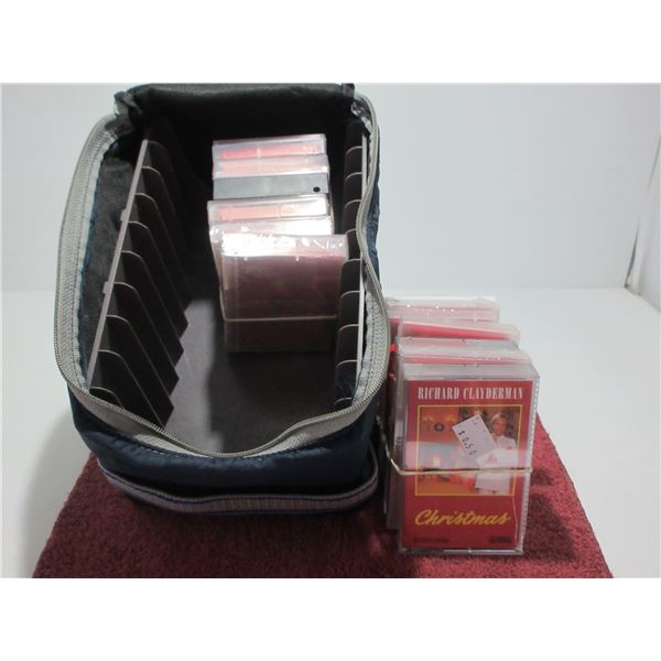 ESTATE:  CD CASE C/W 12 CASSETTES