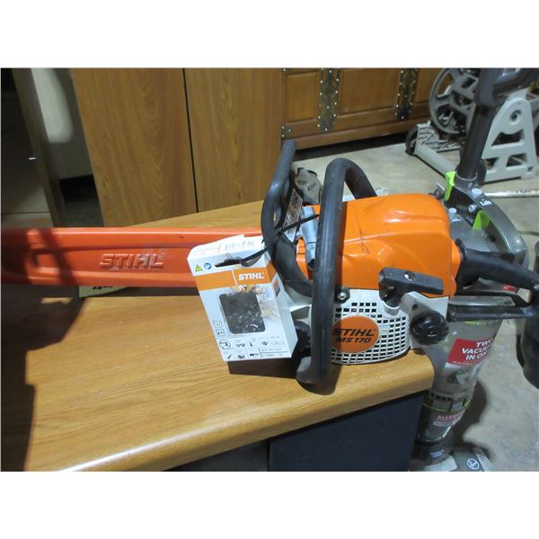 LIKE NEW:  STIHL MS17 CHAINSAW & NEW CHAIN (RUNNING)
