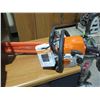 Image 1 : LIKE NEW:  STIHL MS17 CHAINSAW & NEW CHAIN (RUNNING)
