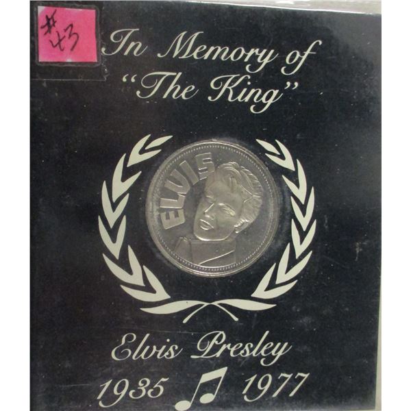 1935 - 1977 MEMORY OF ELVIS PRESLEY COIN