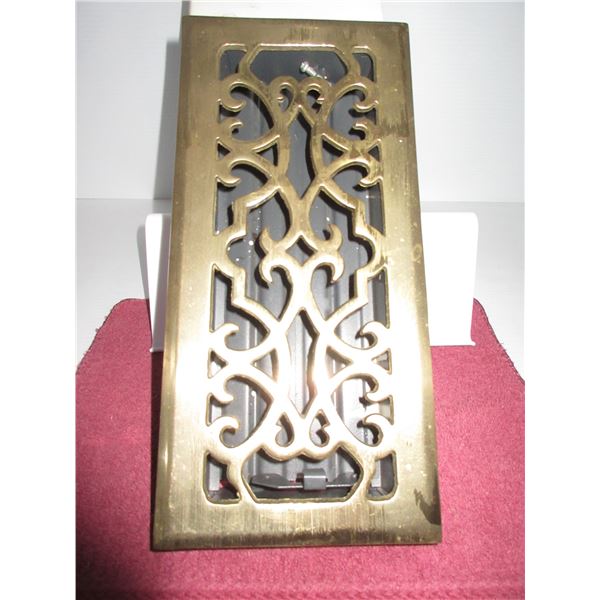 ESTATE:  BRASS HEAT VENT (APPROX. 11" X 5.5")
