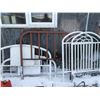 Image 1 : ESTATE:  5 METAL HEADBOARDS & FOOTBOARDS