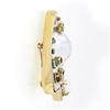 Image 5 : 14k Gold Diamond & Gemstone Baroque Pearl Artist Painters Pallet Brooch Pendant