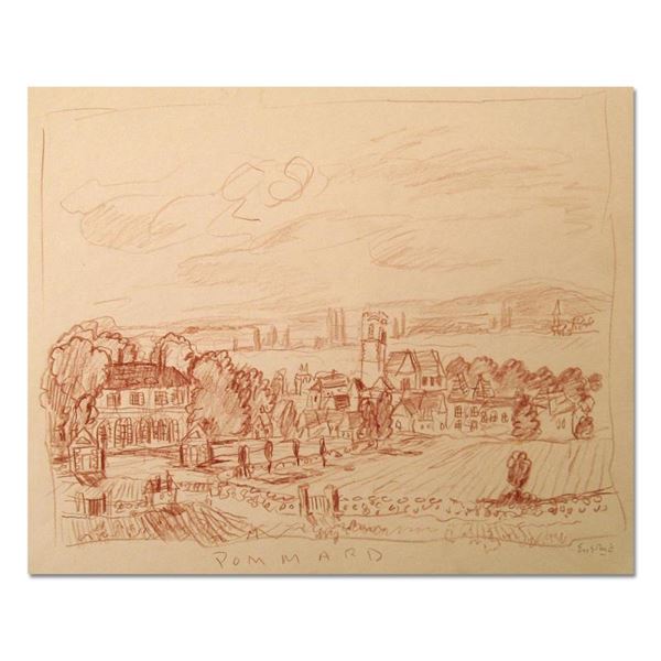 View of Pommard, Burgundy by Ensrud Original