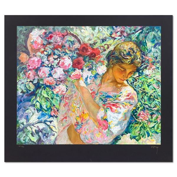 Joven Con Costo De Flores by Royo,