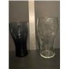 Image 3 : 2 Coca-Cola glasses - clear & smoked