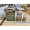 Image 1 : 3 old oil & grease tins