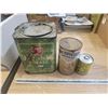 Image 3 : 3 old oil & grease tins