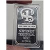 Image 2 : Northwest Territorial Min, 1oz .999 fine silver bar