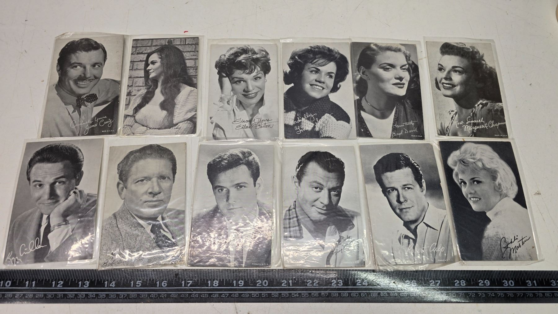 Actors Cards Collection 1950s Artist/Actor collector's cards - Schmalz Auctions
