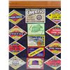 Image 3 : Framed vintage soda pop labels - 23.5"x16"