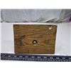 Image 4 : Brass desk top bell, w/ wooden base - 7"x5"