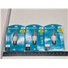 Image 1 : 3 New "Ecosmart" 60w replacement 7.5w LED light bulbs - 500 lumens