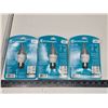 Image 3 : 3 New "Ecosmart" 60w replacement 7.5w LED light bulbs - 500 lumens