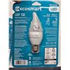 Image 4 : 3 New "Ecosmart" 60w replacement 7.5w LED light bulbs - 500 lumens