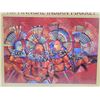 Image 2 : "71st Annual Indian Market" framed picture - 31.5"x25.5"H